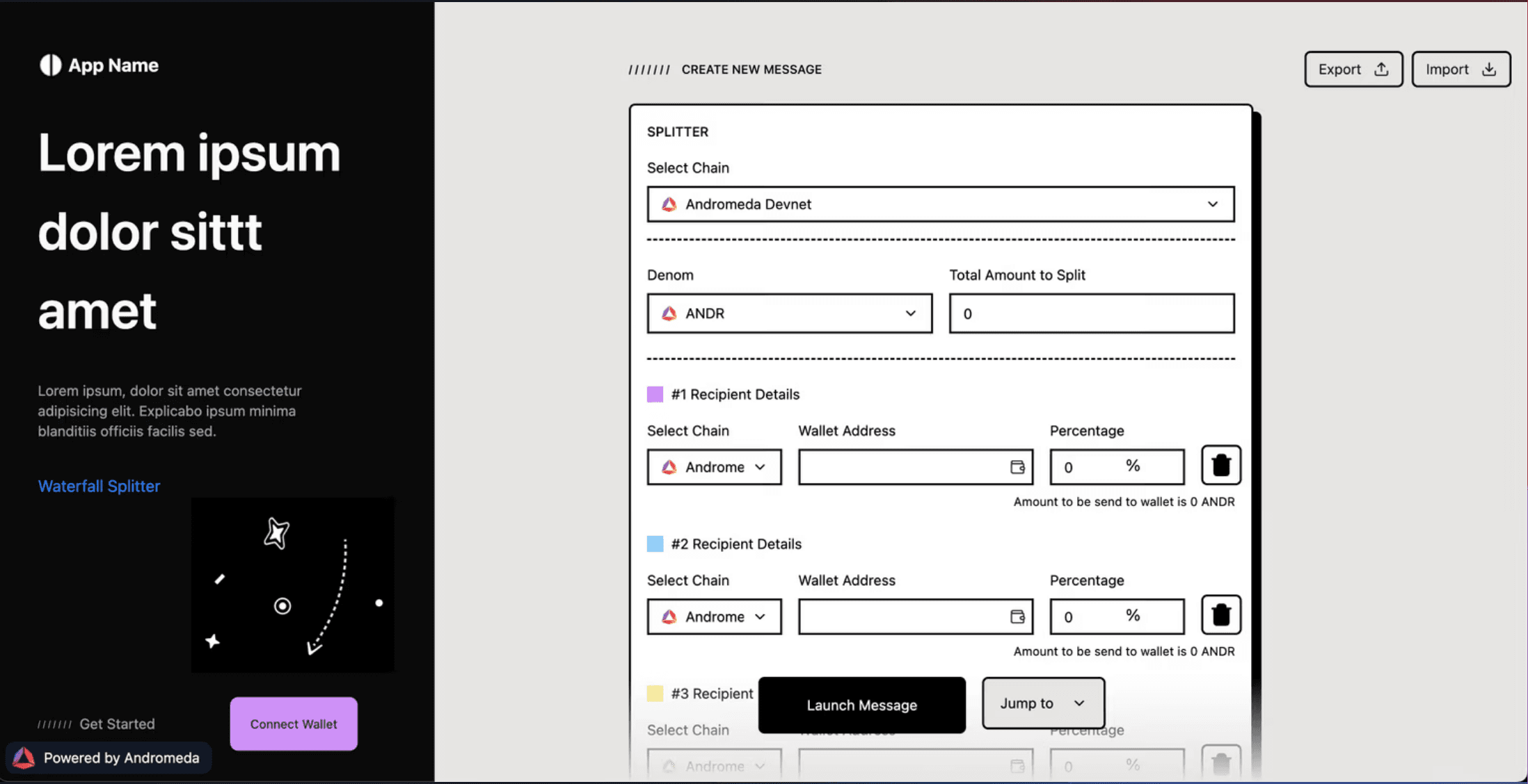 Multi-Chain Splitter